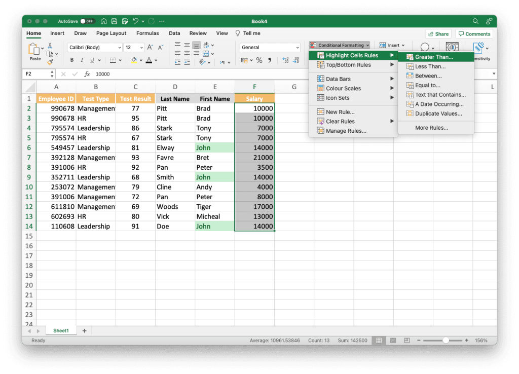 Excel Conditional Formatting christechno.com