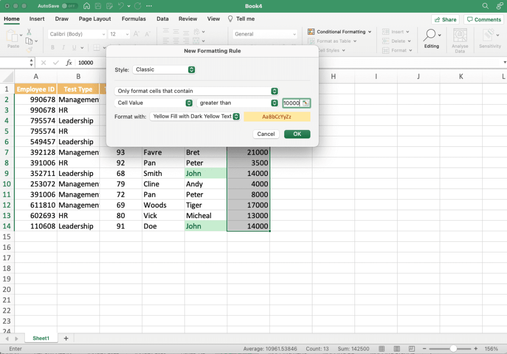 Excel Conditional Formatting christechno.com