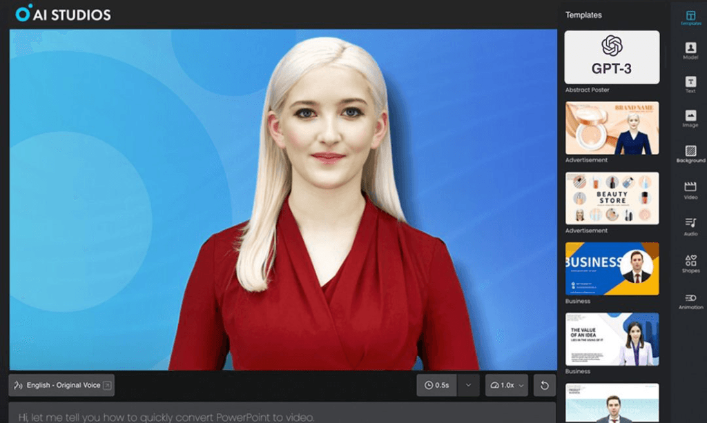 AI Video Editing : Deep Brain AI Studio