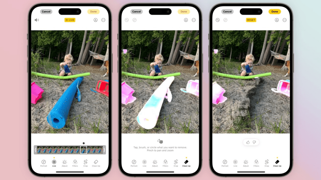 Photo Cleanup di iOS 26