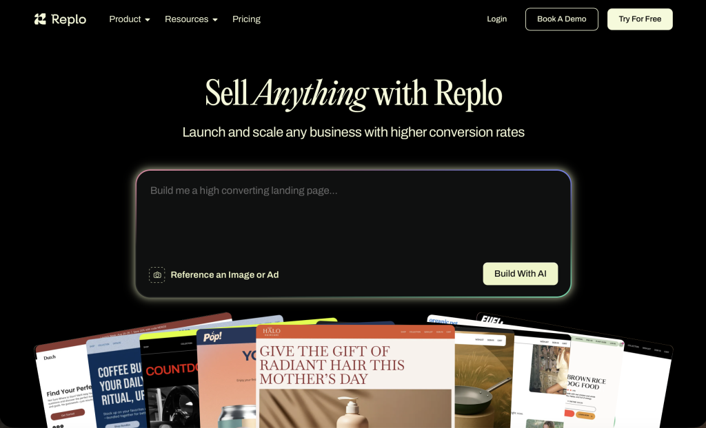 AI Landing Page Builders - Replo